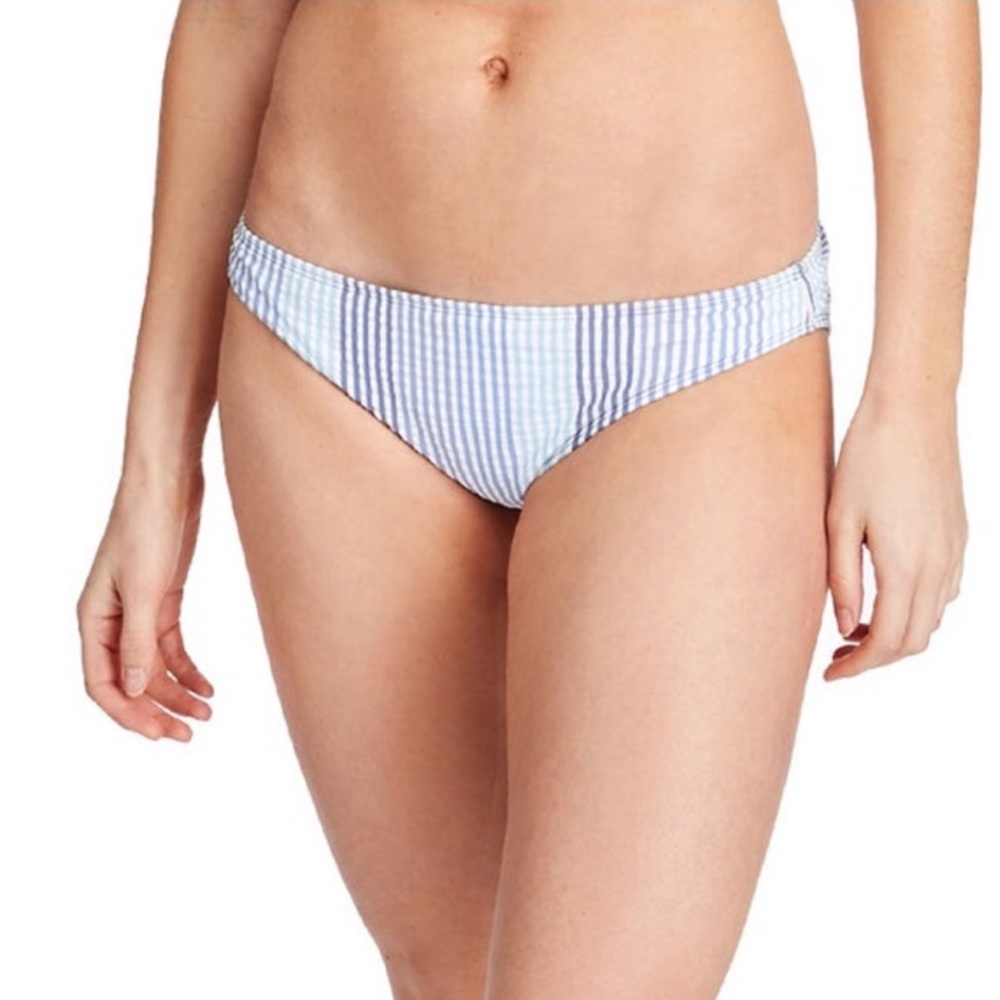 NWT Vineyard Vines Striped Bikini Bottom L